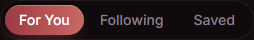 Watch feed tabs