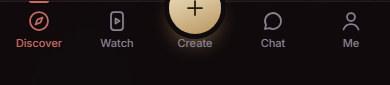 Mobile tab bar